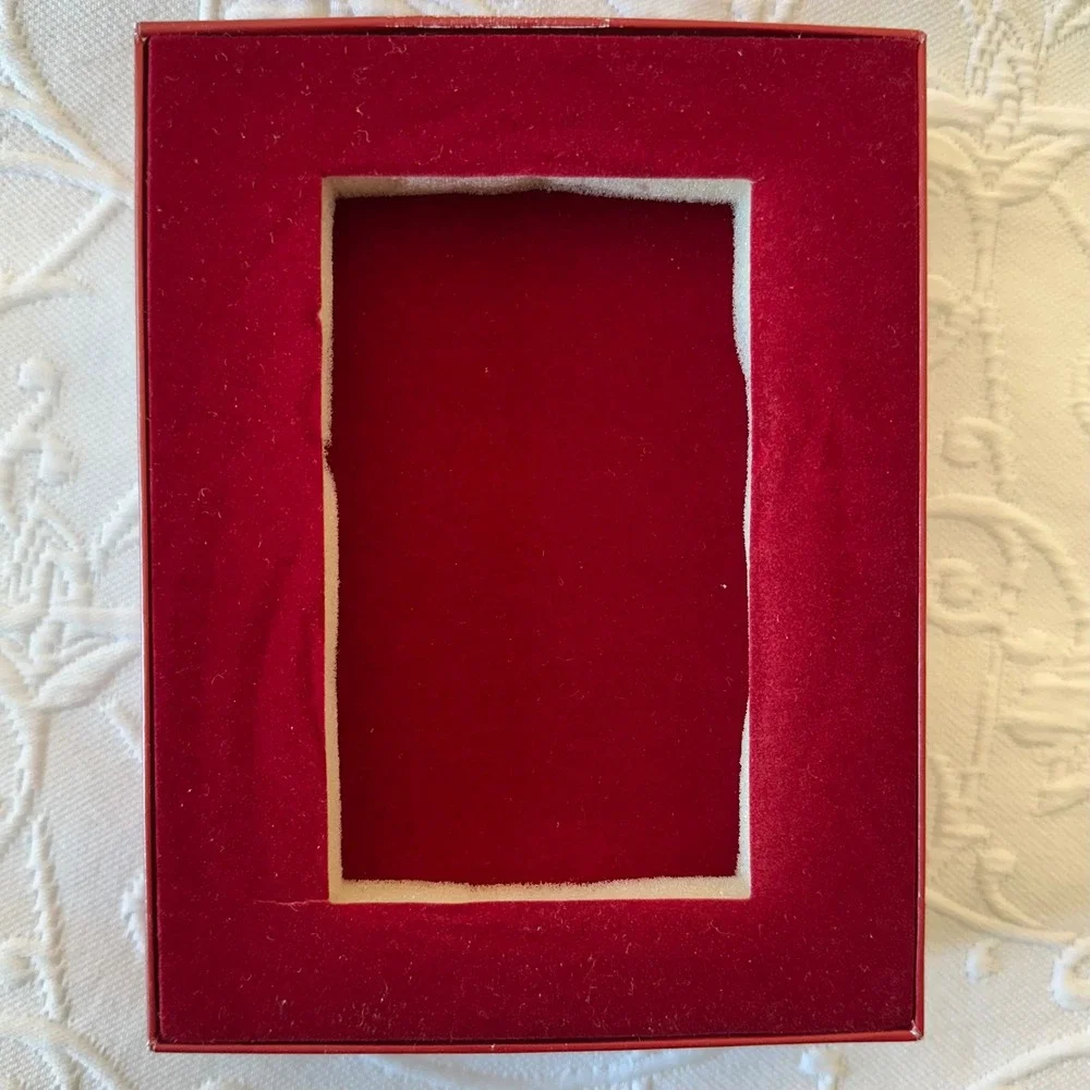 Vintage 2000s Marquis by Waterford Embellished Crystal Cross Ornament New in Box